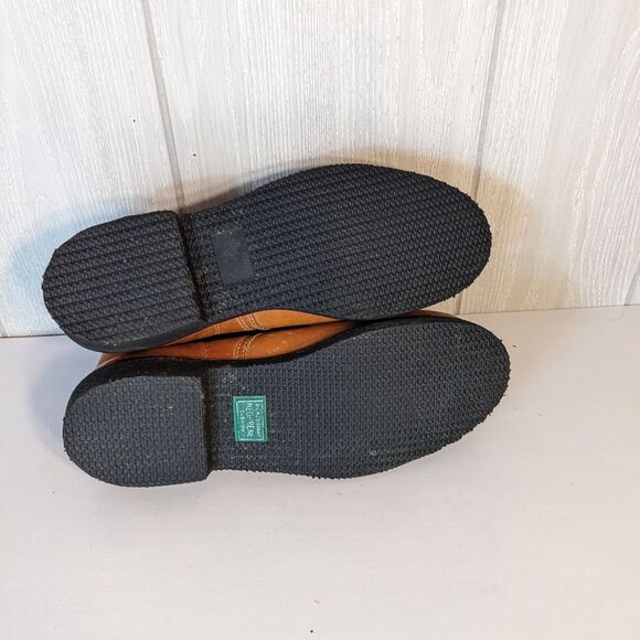 Golden Retriever Brown Leather Boots Neoprene Cushion Oil Resistant 10D NWT - Picture 11 of 13